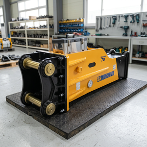 Marteau hydraulique pour excavatrices de 16 à 21 tonnes, modèle Sb 70, type boîte, moteur, burin, neuf, garantie 1 an, testé et certifié - Product Image 3