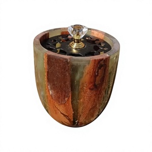 Porta Incienso de Madera y Resina Epoxi de Lujo para Decoración del Hogar en Ramadán - Product Image 1