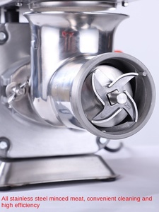 Acero inoxidable eléctrico 22 32 carnes <span class=keywords><strong>cebolla</strong></span> vegetal carne congelada <span class=keywords><strong>picadora</strong></span> molino trituradora maquinaria <span class=keywords><strong>de</strong></span> procesamiento - Product Image 3