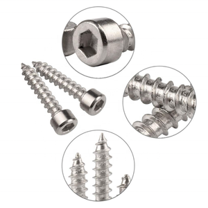 Selbstschneidende Schrauben-Sortiment Edelstahl-Flachkopfschrauben Kohlenstoffstahl-Befestigungselemente für Holz Metallbleche Direkt - Product Image 5
