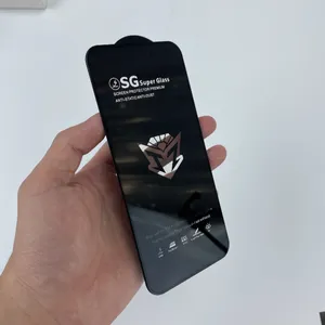 Z Warrior SG kaca antigores Super untuk iphone 15, pelindung layar kaca antigores untuk iphone 14 pro max pelindung layar kaca uv