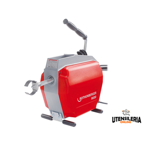 Máquina de limpieza de drenaje Rothenberger R600 con espiral y juego de herramientas de 16-22mm - Product Image 6