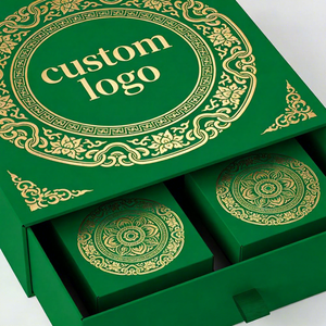 Coffret Cadeau Luxueux en Carton Gaufré Coulissant avec Logo Personnalisé pour Gâteaux de Lune de la Fête de la Mi-Automne, avec Doublure - Product Image 3