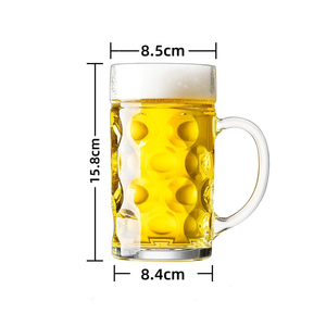 Zreggur Tùy Chỉnh 500Ml Bia Cốc Pha Lê Uống Thủy Tinh Với Cờ Sticker Trang Trí Nội Thất Xử Lý Cup Cho Trận Đấu Xem Đảng Sử Dụng - Product Image 5