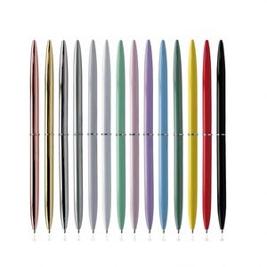 Bolígrafos de Metal de Color Caramelo con Logotipo Personalizado, Bolígrafos de Gel de Alta Calidad en Rosa y Oro Rosa, Recarga Negra de 1 mm - Product Image 1