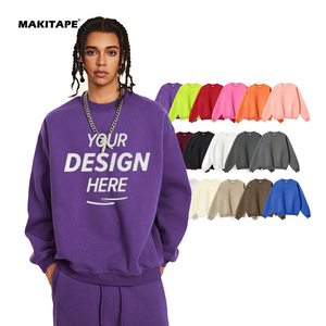 Sweat-shirts en molleton à col rond, personnalisables avec logo, en mélange polyester/coton 350 grammes, manches classiques, écologiques et imperméables, vente en gros - Product Image 1