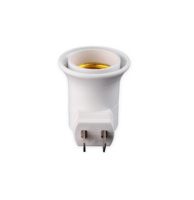 Support mural pour lampe de nuit Guangli A13-2 EU/US AC 110V-220V, garantie 1 an, blanc, certifié CE, base de lampe en plastique HIPS E27