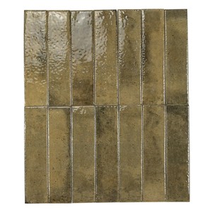 Piastrella in Muschio delle Azore 6 X 25 Cm Finitura Lucida Bordi Irregolari - Product Image 2