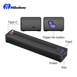 Máquina Portátil de Copiado de Tatuajes MHT-P19, Mini <span class=keywords><strong>Impresora</strong></span> Térmica Rápida A4 para Transferencia de Plantillas Temporales de Tatuajes - Product Image 2