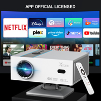 Projecteur XNANO X6 avec TV certifiée Google Full HD 1080P Haute luminosité Vidéo 4K 8K Téléphones portables Cinéma maison Projecteurs portables