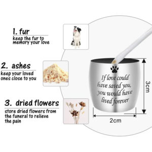 Anıt fotoğraf kutusu newfoundland köpek kedi pet kremasyon urn külleri dört Pet tabut - Product Image 5