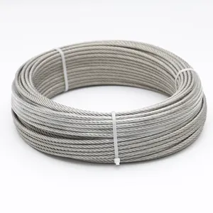 מנוף חוט חבל 7x7 2 מ"מ 8mm 304 316 נירוסטה חוט חבל מחיר - Product Image 1