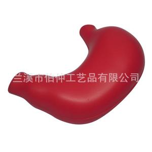 Pelota de Espuma de PU con Simulación de Presión de Estómago, Color Rojo, para Niños, Alivio del Estrés, Pelota de Yoga - Product Image 2
