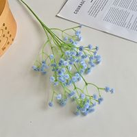 108 tiges de fleurs artificielles en gel souple Gypsophile - Décoration haut de gamme pour la maison et les maisons d'hôtes, arrangements floraux de fêtes, vente en gros Chine