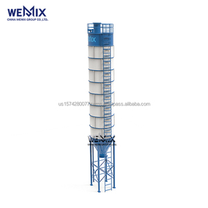 Silo de cemento tipo panel 150 T Silo de cemento de 150 toneladas Tanque de cemento ensamblado Silo de montaje rápido - Product Image 1