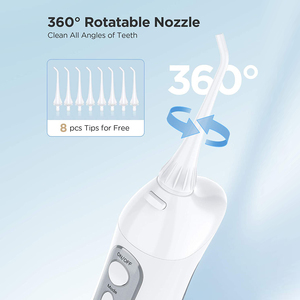 Irigator air kebersihan mulut portabel, <span class=keywords><strong>Flosser</strong></span> gigi pembersih gigi tanpa kabel OEM, <span class=keywords><strong>Flosser</strong></span> air pembersih gigi dapat diisi ulang - Product Image 5