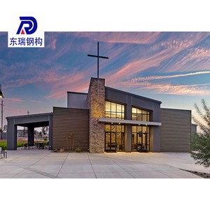 <span class=keywords><strong>Matériaux</strong></span> de construction d'église à assemblage rapide, bâtiments d'église en structure légère en acier à vendre - Product Image 2