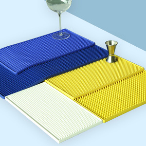 Mới Đến Whiskey Thanh Tràn Mat Cá Nhân Cao Su Thanh Tràn Mat Tùy Chỉnh Cao Su Vuông Biểu Tượng Tùy Chỉnh Thanh Thảm - Product Image 1