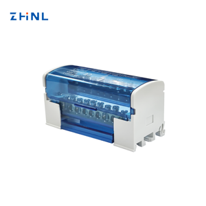 Din konektor rel <span class=keywords><strong>2</strong></span>/4 fase sekrup kuningan fase kotak sambungan kabel sekrup kuningan blok Terminal tembaga blok distribusi daya - Product Image 3