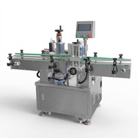Etiquetadora Automática de Botellas Redondas de Alta Velocidad (40-120 piezas/min) con Controles PLC para Línea de Envasado de Líquidos