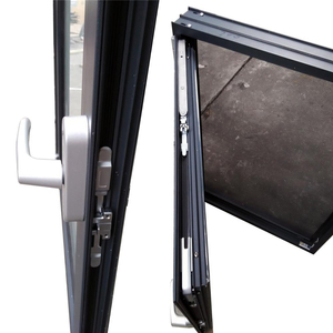 Fenêtre d'auvent en aluminium à rupture thermique certifiée NFRC grand <span class=keywords><strong>panneau</strong></span> de verre maison balançoire fenêtre à battant usine cadre en alliage d'aluminium - Product Image 3