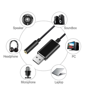 Carte son USB 2-en-1 vers prise <span class=keywords><strong>jack</strong></span> <span class=keywords><strong>3</strong></span>,<span class=keywords><strong>5</strong></span> <span class=keywords><strong>mm</strong></span> 2026 – Adaptateur audio <span class=keywords><strong>3</strong></span>,<span class=keywords><strong>5</strong></span> <span class=keywords><strong>mm</strong></span> pour PC, ordinateur portable, PS5, casque et haut-parleur externe - Product Image 6
