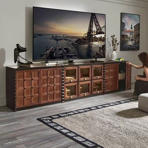 Mueble de TV de Madera Contemporáneo y Lujoso - Unidad de Almacenamiento Multifuncional para Sala de Estar, Dormitorio y Hotel - Product Image 2