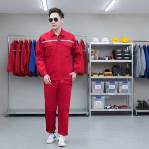 Ropa de Seguridad Reflectante de Alta Visibilidad para Tráfico, Unisex, <span class=keywords><strong>Material</strong></span> T/C, para Trabajo de Seguridad Vial - Product Image 1