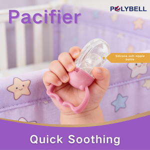 Sucette pour bébé sans BPA, en silicone écologique, avec motif de dessin animé, poignée pour les nouveau-nés de 0 à 12 mois - Product Image 1