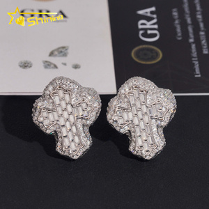 Anillo de Moissanita para Hombre de Gran Venta con Envío desde Almacén Local en EE. UU., Anillo de Plata 925 con Moissanitas en Talla Baguette y Diseño de Cruz, con Certificado GRA - Product Image 4