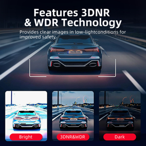 Caméra embarquée double objectif 4K+1080P à marque privée avec écran IPS 1,97 pouces, enregistreur vidéo, prise en charge Wi-Fi/GPS, boîte noire de voiture pour chauffeurs de VTC - Product Image 5