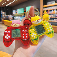 Mini console de jeu portable mignonne en forme de dessin animé, contrôleur porte-clés, pendentif fonctionnel, jouet de jeu rétro, breloque de sac, cadeau