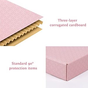 Cajas de Regalo de Papel Corrugado Rosa Reciclables Personalizadas al por Mayor para Envío y Almacenamiento - Product Image 3
