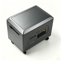 Station d'alimentation portable 3500W 5632Wh LiFePO4, générateur solaire, stockage d'énergie de secours domestique, roues de transport, alimentation extérieure