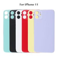 Coque Arrière en Verre pour iPhone 8 8 Plus X XR XS Max 11 Pro Max 12 13 14 15 Pro Max, Remplacement de Verre Arrière à Grande Ouverture