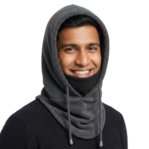 Balaclava de pompier en polyester 100% imperméable respirant ignifuge résistant aux coupures à deux couches - Product Image 1
