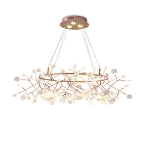 Luz <span class=keywords><strong>colgante</strong></span> de luciérnaga nórdica, decoración interior, luz <span class=keywords><strong>colgante</strong></span> LED para lámparas de sala de estar, candelabro creativo moderno de lujo - Product Image 5