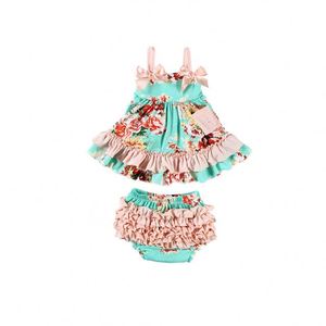 เสื้อผ้าเด็กขายส่ง เสื้อผ้าเด็กบูติก ชุดเสื้อผ้าเด็กผู้หญิง 2 ชิ้น - Product Image 4