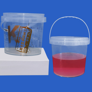 Bán buôn cấp thực phẩm PP HDPE 150ml 350ml 500ml 600ml 1L 2L 3L 5L 6L 10L 15L 18L 20L 25L nhựa Xô có nắp đậy và xử lý - Product Image 2