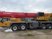 Descuento por Tiempo Limitado: Grúa Hidráulica para Camión de 130 Toneladas STC1300C8-8, Grúa Móvil para Elevación de Cargas Pesadas en Construcción