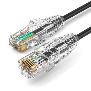 Cables <span class=keywords><strong>de</strong></span> Conexión Cat6 Delgados y Ligeros <span class=keywords><strong>de</strong></span> 0.15m/0.3m/1m/2m/3m/4m en Negro, Azul, Amarillo, Rojo y Morado, 28AWG, Cables <span class=keywords><strong>de</strong></span> Comunicación - Product Image 5