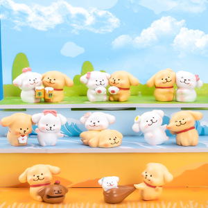 ตุ๊กตาเรซิ่นรูปสุนัขน่ารัก งานฝีมือประดับตกแต่งโต๊ะทำงาน ของขวัญสำหรับทุกเพศ อายุ 8-13 ปี สินค้าสำเร็จรูป - Product Image 5
