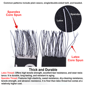 Dây thun thun co giãn Lyocell Nylon Spandex mẫu miễn phí, logo Jacquard đạt chuẩn OEKO-TEX, dùng cho quần lót nam - Product Image 5