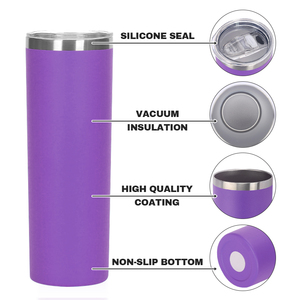 Gobelet isotherme à double paroi personnalisé de 20 oz, gobelet de voyage en acier inoxydable, gobelet thermique en vrac, gobelet de voyage isolé - Product Image 5