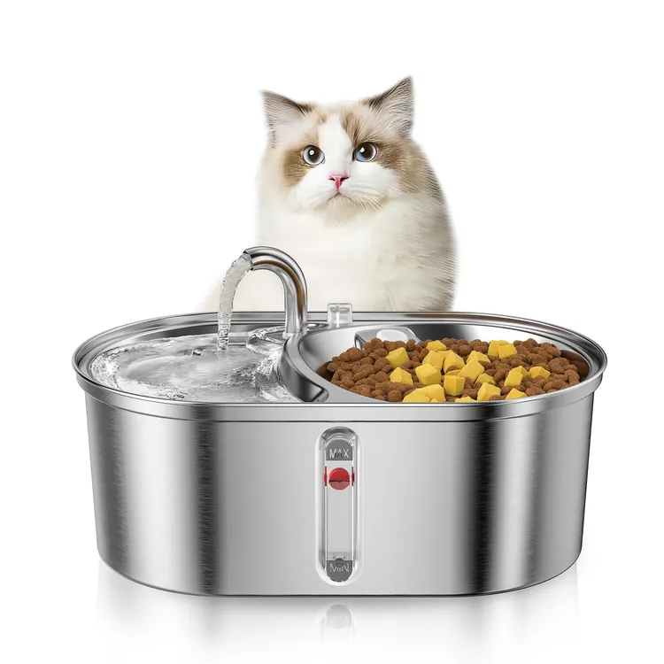 Huisdier Cyclus Drinkvoeding Fontein Smart 2 In 1 Automatische 3l Stille Usb-Poort Auto Hond Kat Huisdier Fontein