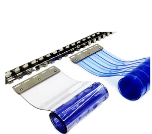 China fabriek hoge-dichtheid polaire las-insectenwerende antistatische strip gordijn DOP/DOTP materiaal met niet-vette, niet-vergelende eigenschappen - Product Image 3