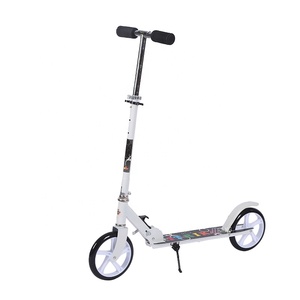 Urban Foldable Two-Wheeled Kick Scooter for Adults with Adjustable Height and Seat PU <b>Plastic</b> <b>Wheels</b> - Product Image 3