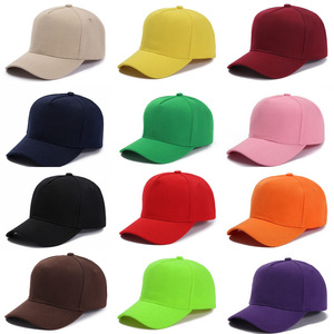 หมวกเบสบอลแบบยูนิเซ็กซ์ 5 แผง สีพื้น โพลีเอสเตอร์ ทวิล ป้องกันแสงแดด ระบายอากาศได้ดี หมวกผู้ใหญ่ ใส่ได้ทุกฤดู - Product Image 2
