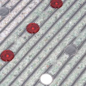 Bio stimolazione Gemstone a infrarossi Pemf Mat 7 Chakra Gemstone tappetino riscaldante - Product Image 3