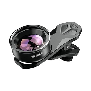 Objectif d'appareil photo macro HD puissant pour téléphone portable, objectif macro 100 mm pour iPhone Android - Product Image 1